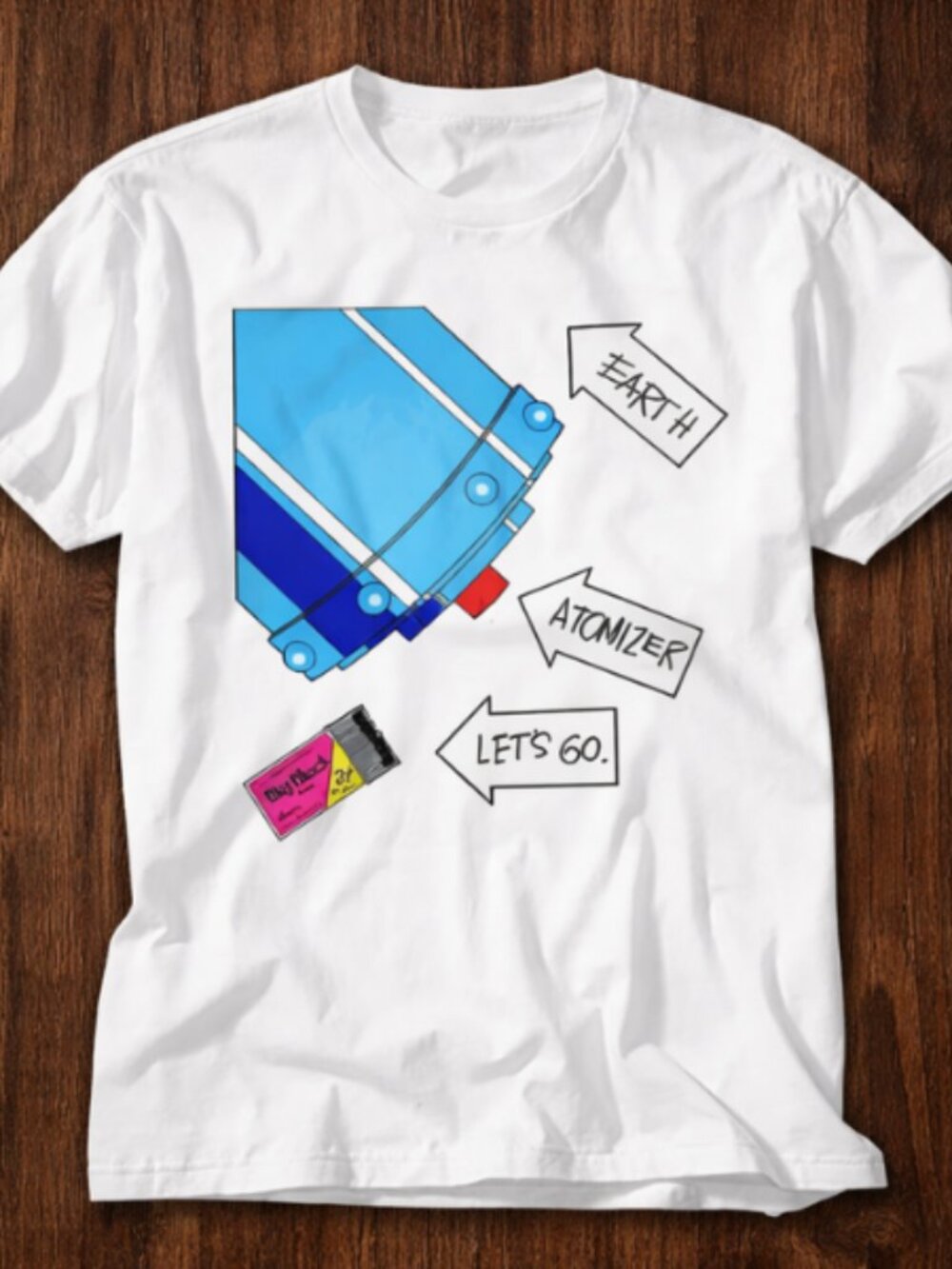 Atomizer Earth Lets Go Music Punk Noise T-Shirt
